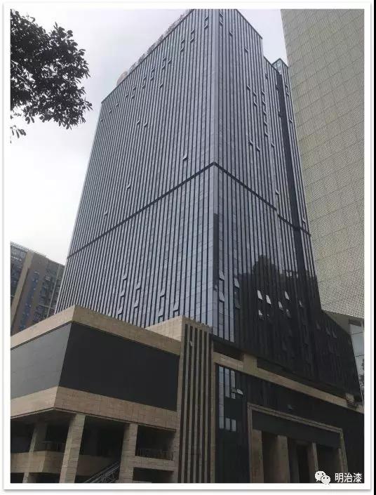 明治漆涂装工程—佛山不锈钢商会总部大厦