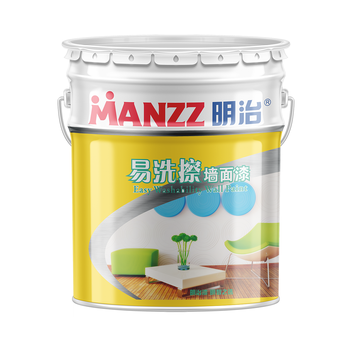 明治易洗擦墙面漆