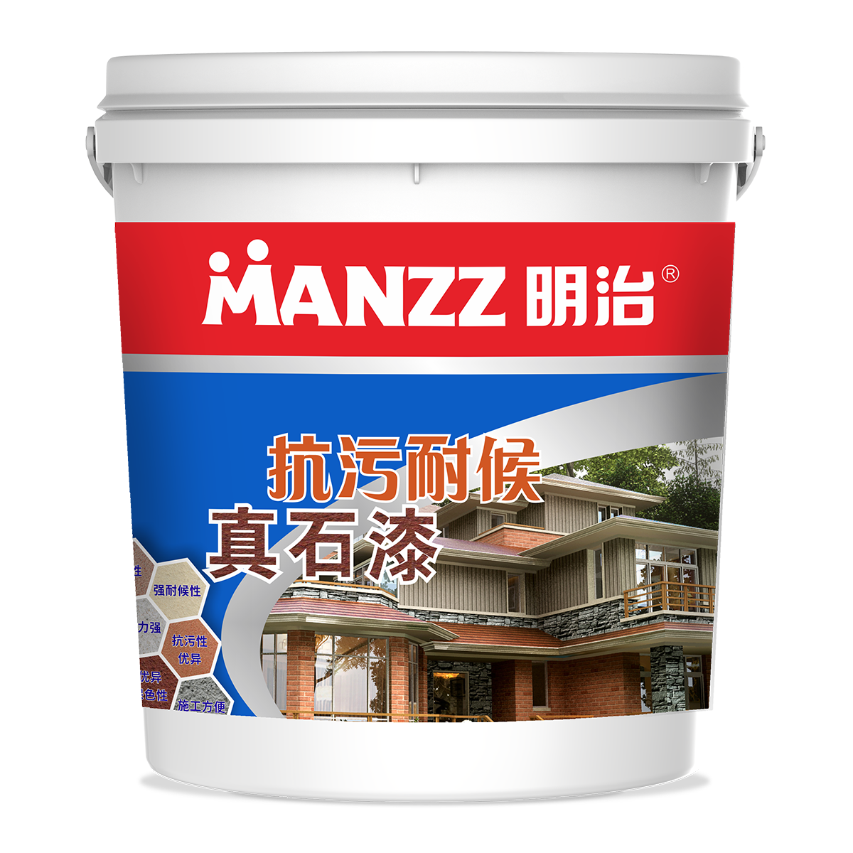 明治抗污耐候真石漆