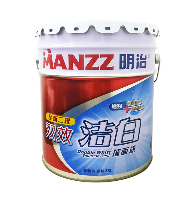 明治全新二代双效洁白墙面漆