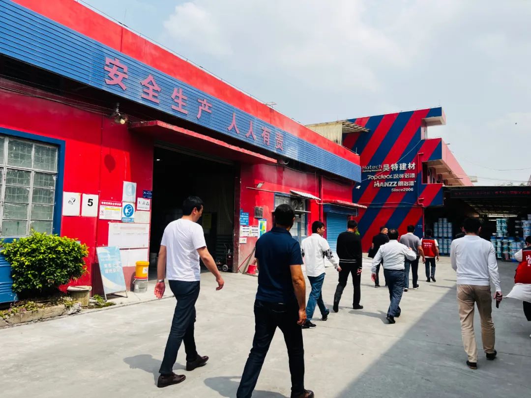 欢迎乌兹别克斯坦塔什干州考察团莅临昊特建材参观交流