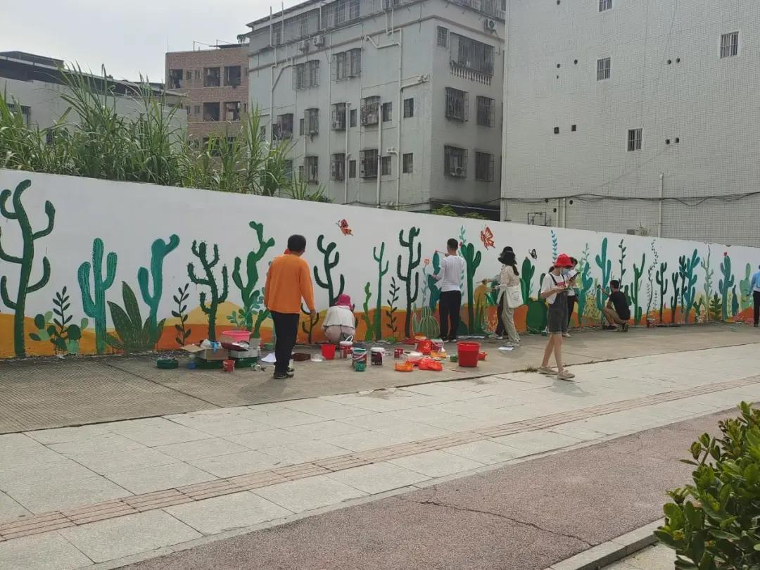 墙绘工程项目分享|美化城市--中山沙溪街道彩绘改造
