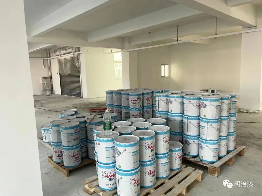 明治漆|工程案例分享|坦洲华都庄士敦中心